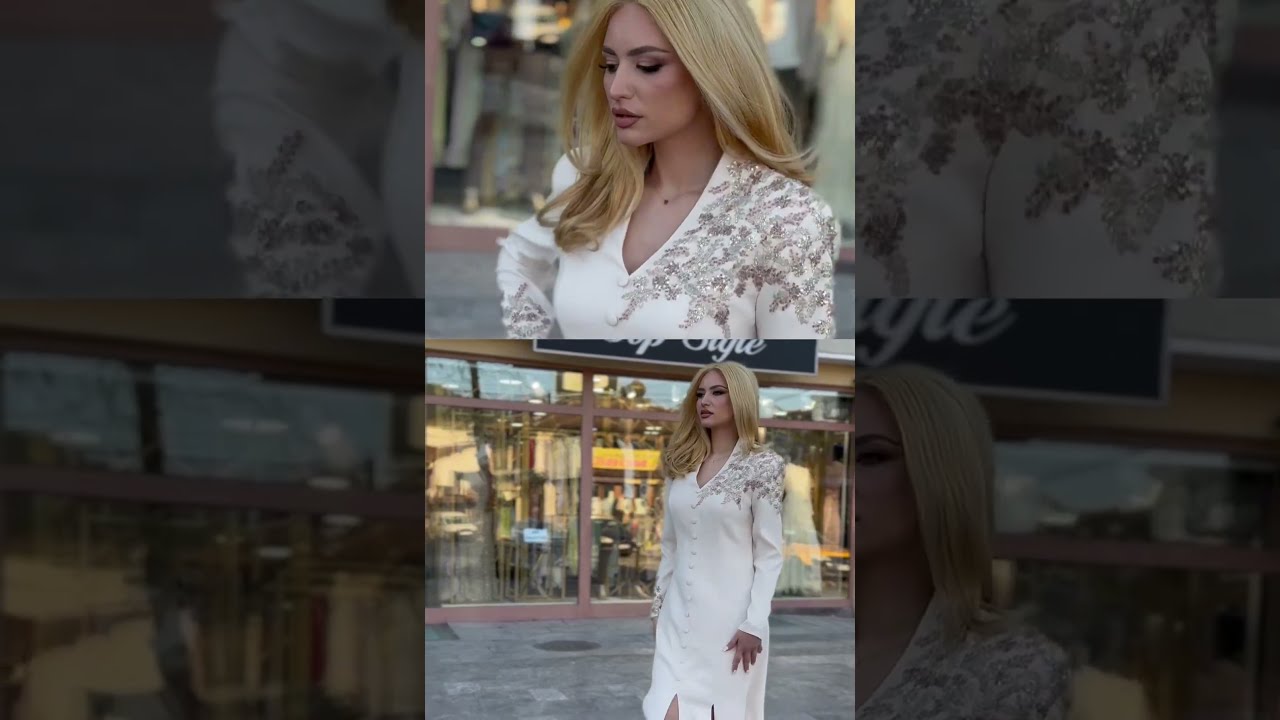 Elegantna haljina sa ručno rađenim detaljima | Top Style