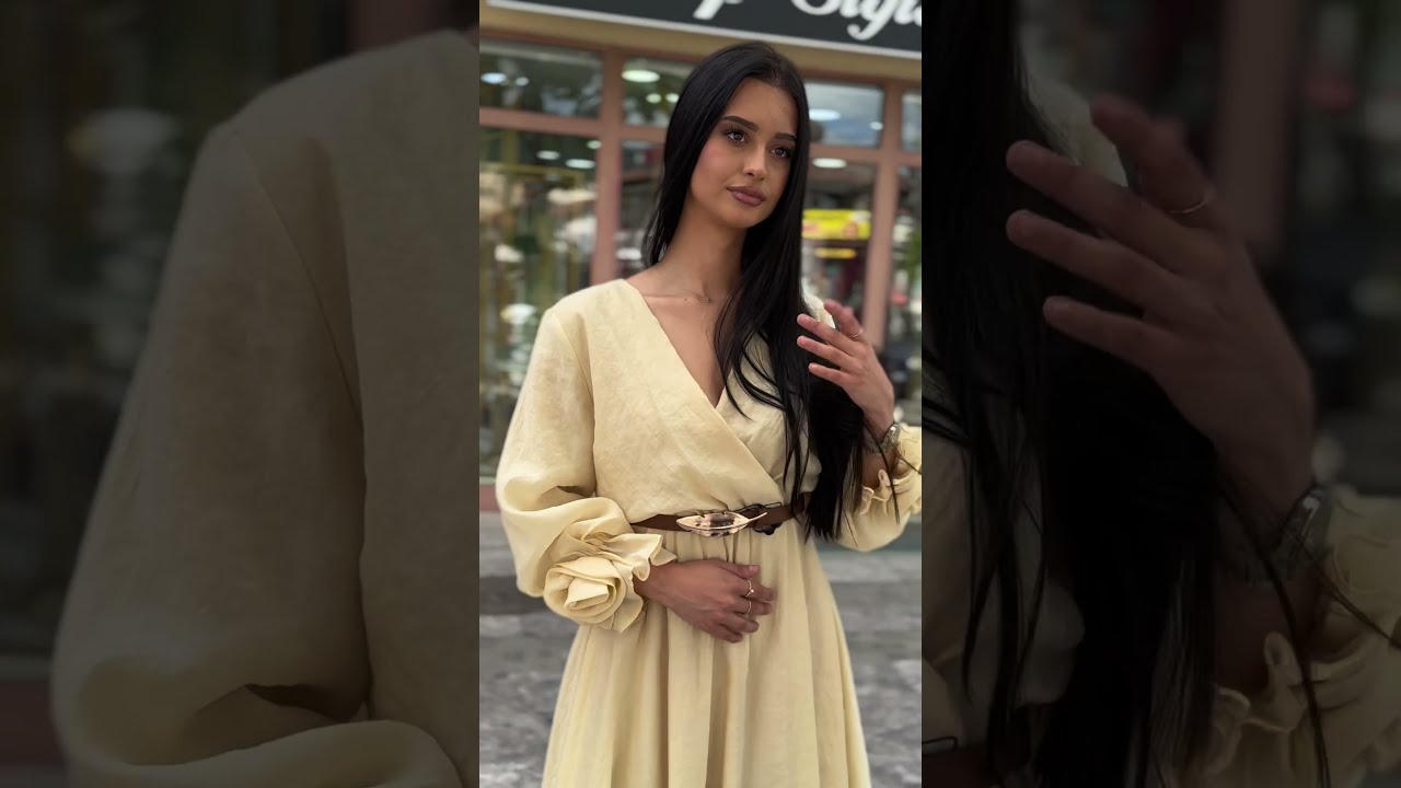 Kratka haljina sa V izrezom | Top Style