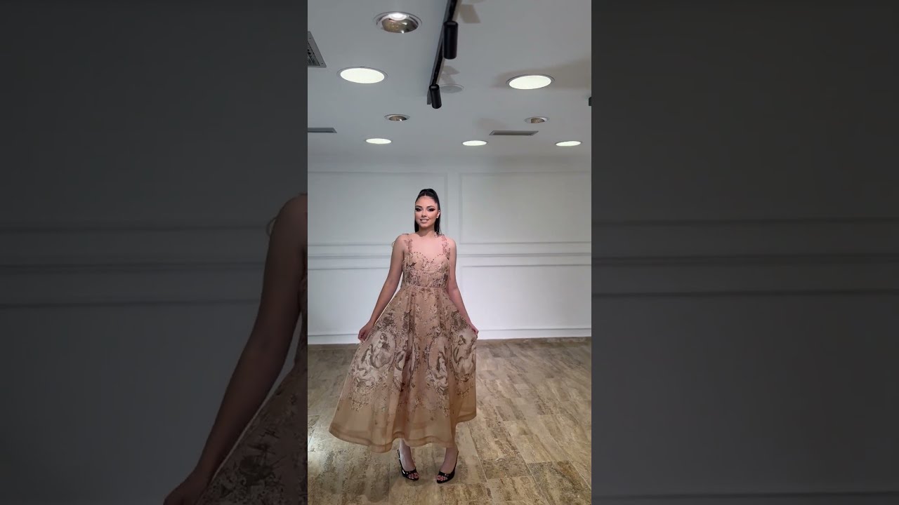 Maksi haljina sa korsetom i unikatnim vintage printom | Top Style