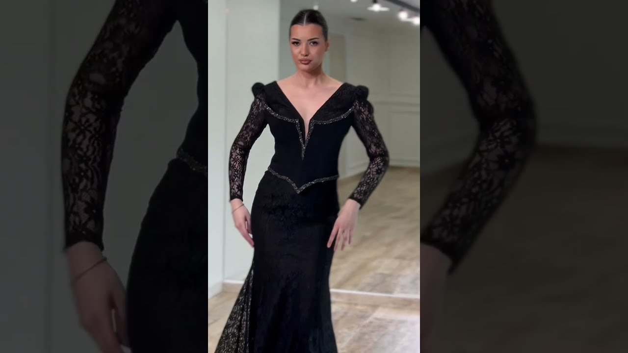 Royal čipkasta haljina sa korsetom i dugim rukavima | Top Style  #dresstoimpress