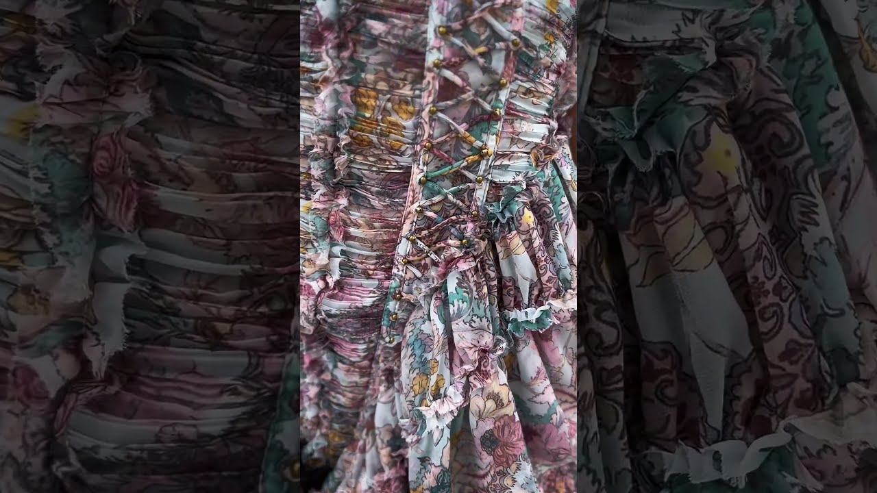 Kratka korset haljina sa cvetnim dezenom – Floralia | Top Style