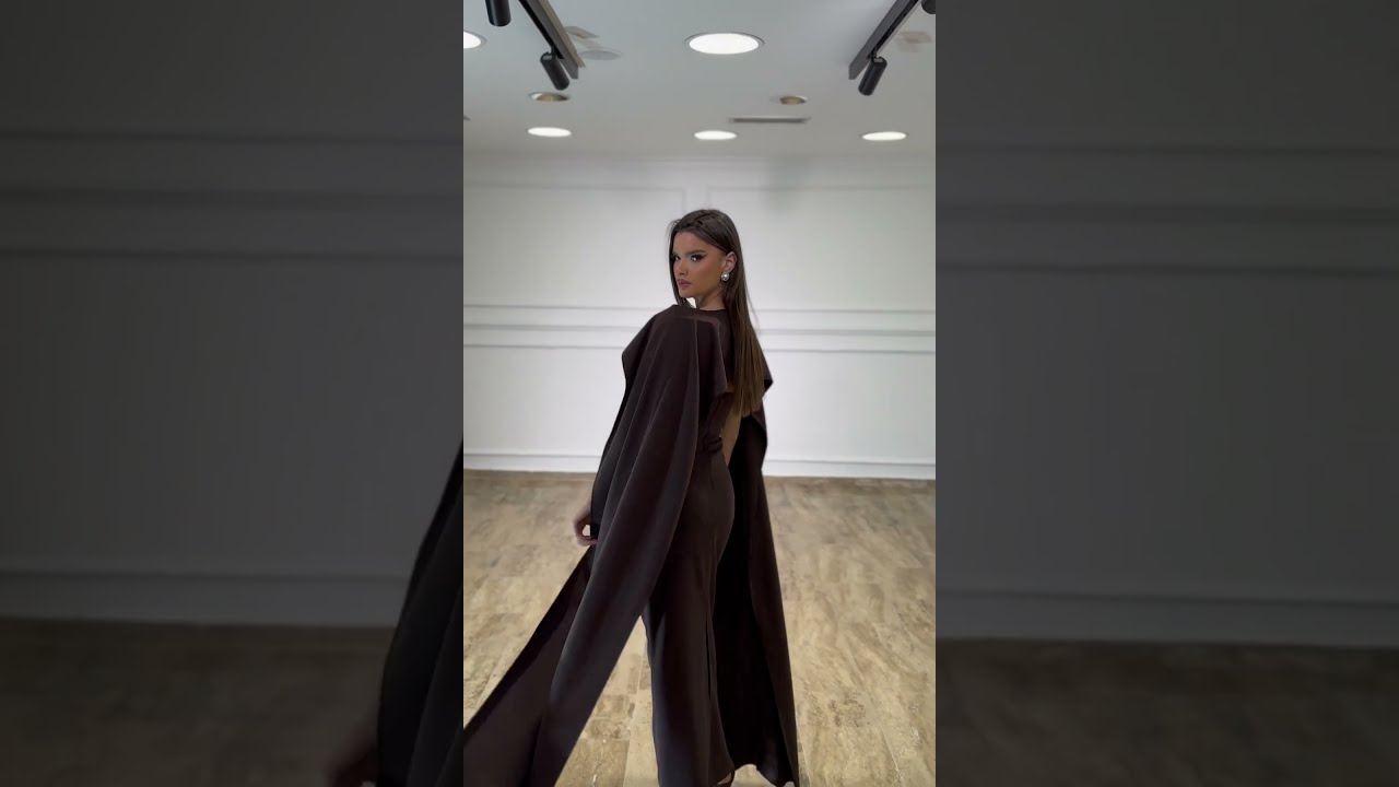 Maksi top haljina sa plaštom | Top Style