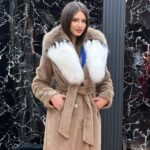 Kaput od alkantare s raskošnim krznom