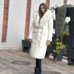 Beli Monton s Vunom i Prirodnim Krznom
