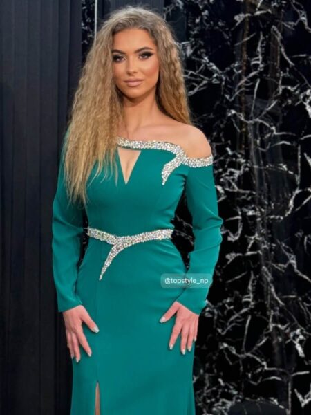 Ekskluzivna Haljina Green Velvet Glam