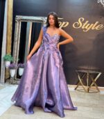 Ljubičasta gala haljina