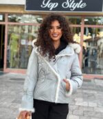 Jakna sa detaljima od nerca