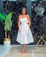 Kratka sjajna haljina