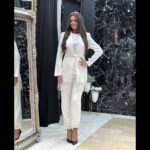 Elegantni trodelni komplet sa resama ručni rad