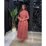 Haljina maksi dužine sa cvetnim printom