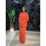 Casual komplet košulja i široke pantalone