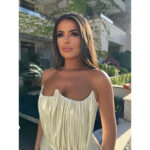 sjajna top duga haljina