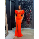 Uska duga korset haljina sa cvećem