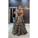 Balska rolka haljina bez rukava u parice