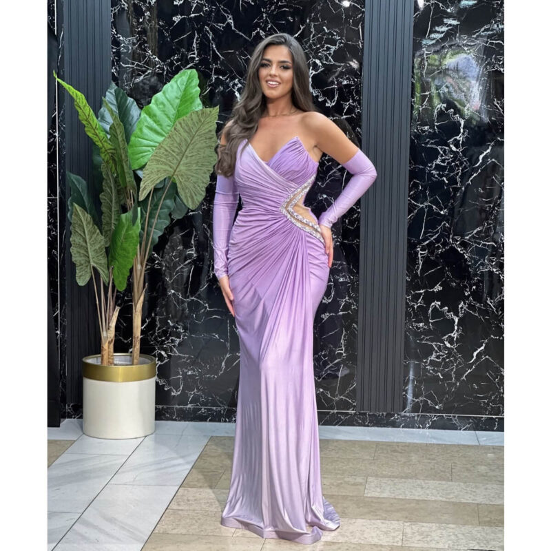 Top trougao duga ombre haljina - Image 18