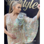 Duga haljina sa paricama