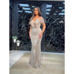 Duga bardot haljina - ručni rad