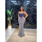 Pearl Flame - biserna korset haljina