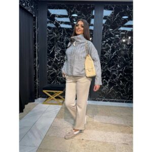 Pamučni casual komplet duks sa pantalonama