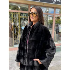 Duga bunda od prirodnog krzna nerca