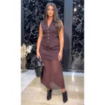 Komplet prsluk sa plisiranom suknjom