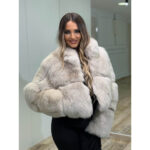 Kratka bundica od prirodnog krzna lisice