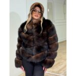 Bunda od prirodnog krzna lisice sa rajsferšlusom – Fox Luxury
