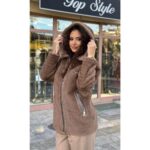 Jakna sa kapuljačom sa dva lica