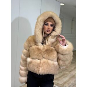 Kratka bunda sa kapuljačom