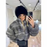 Kratka bundica od prirodnog krzna lisice