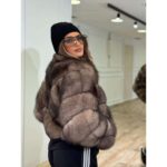 Bunda od prirodnog krzna lisice sa rajsferšlusom – Fox Luxury