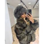 Kratka bundica od prirodnog krzna lisice – Fox Elegance
