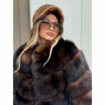 Bunda od prirodnog krzna lisice sa rajsferšlusom – Fox Luxury
