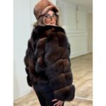 Bunda od prirodnog krzna lisice sa rajsferšlusom – Fox Luxury