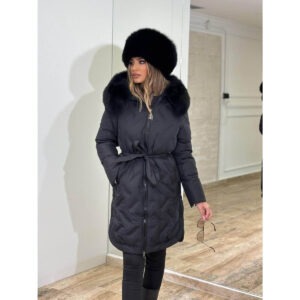 Perjana jakna sa prirodnim krznom