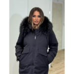 Zimska vodootporna jakna sa prirodnim krznom