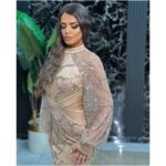 Elegantna večernja haljina Golden Mirage