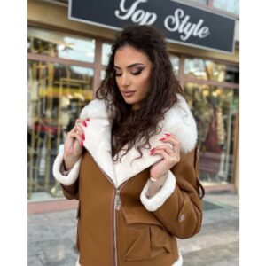 Oker monton sa belim krznom