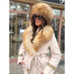 Zimska elegantna jakna sa prirodnim krznom – Royal Fur