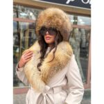 Zimska elegantna jakna sa prirodnim krznom – Royal Fur