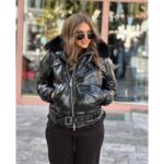 Zimska jakna sa prirodnim krznom na kragni