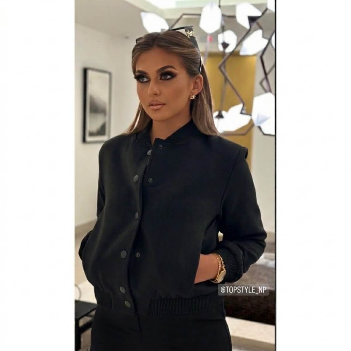 Premium bomber jakna – Minimal Chic - Slika 2