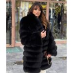 Bunda od prirodnog krzna sa mogućnošću skraćivanja dužine i rukava