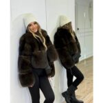 Kratka bunda od prirodnog krzna – Arctic Glam
