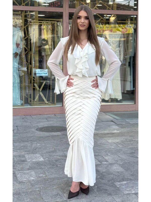 Elegantni komplet suknja i košulja
