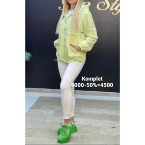 Dvodelni komplet šuškava jakna i pantalone