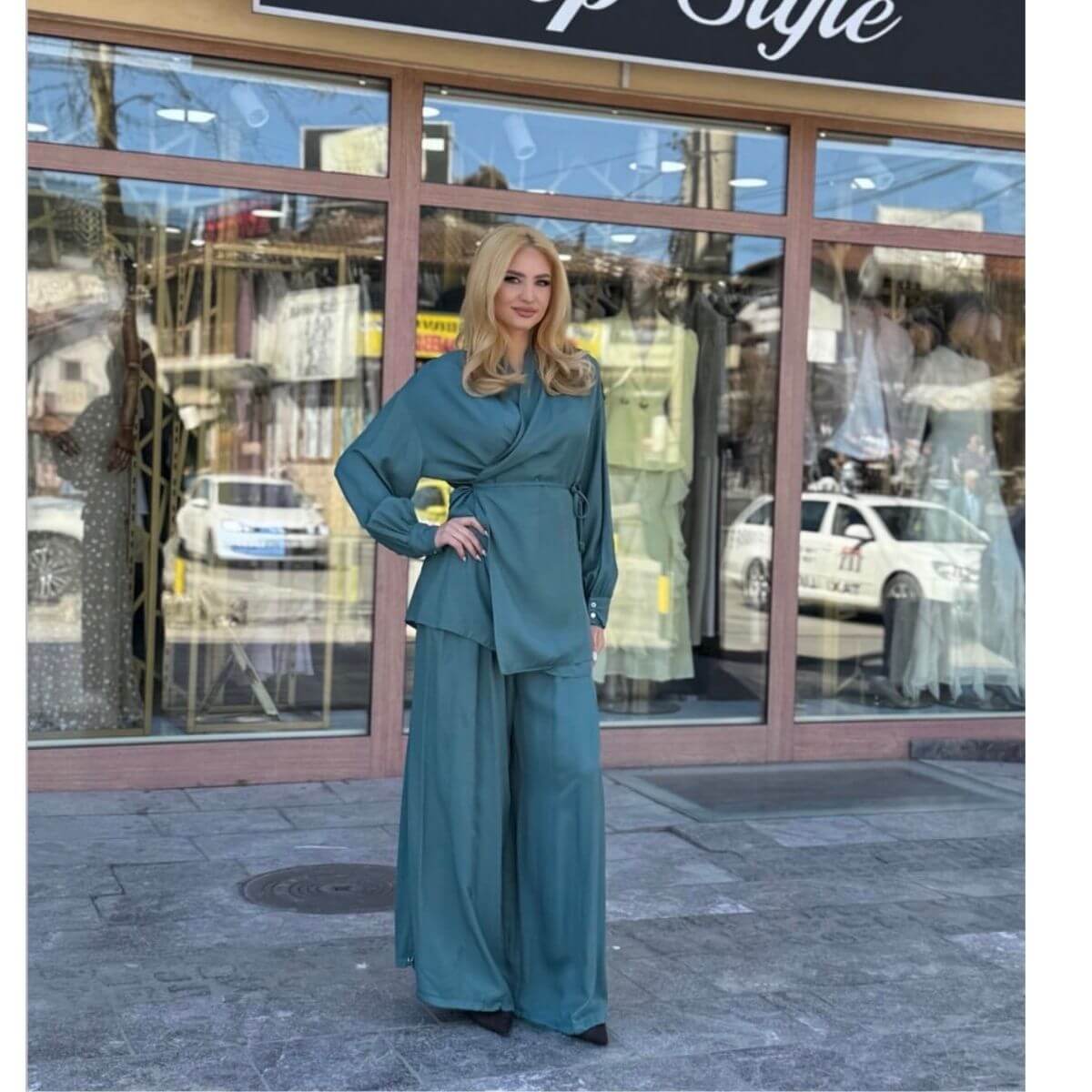 Premium Set – Kimono na preklop i široke pantalone