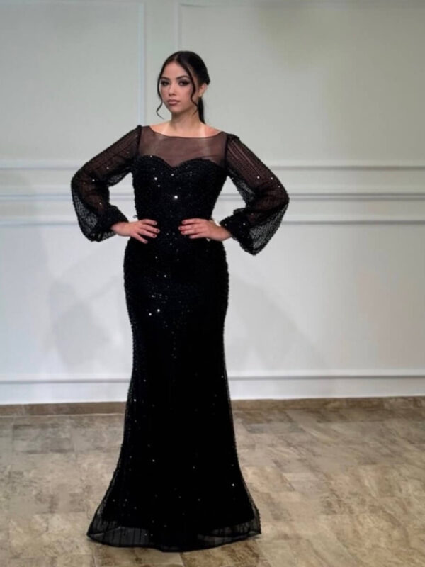Svečana Duga Crna Haljina Midnight Glam