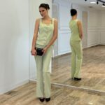 Elegantni komplet – Prsluk i zvonaste pantalone