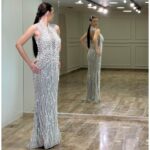 Glamurozna Pearl Radiance haljina – Ručni rad sa biserima i kristalima - Slika 9